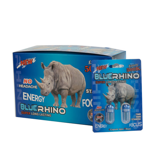 Rhino |  Blue Rhino 500k Double 40 Pills Pack