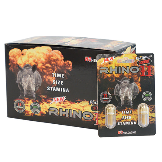 Rhino |  Platinum 11 2000K Double 40 Pills Pack