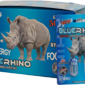 Rhino Blue Rhino 500k Double - Men’s Wellness Supplement (40 Pills)