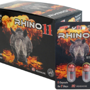Rhino 11 5000K Double Pack – 40 Pills