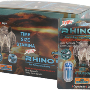 Rhino Platinum 7 900K Double - Men’s Wellness Supplement (40 Pills)