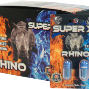 Rhino Super XL 5000K - Natural Male Wellness Supplement (40 Pills Pack)